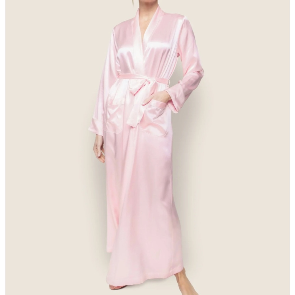 Petite Plume Silk Robe Size large